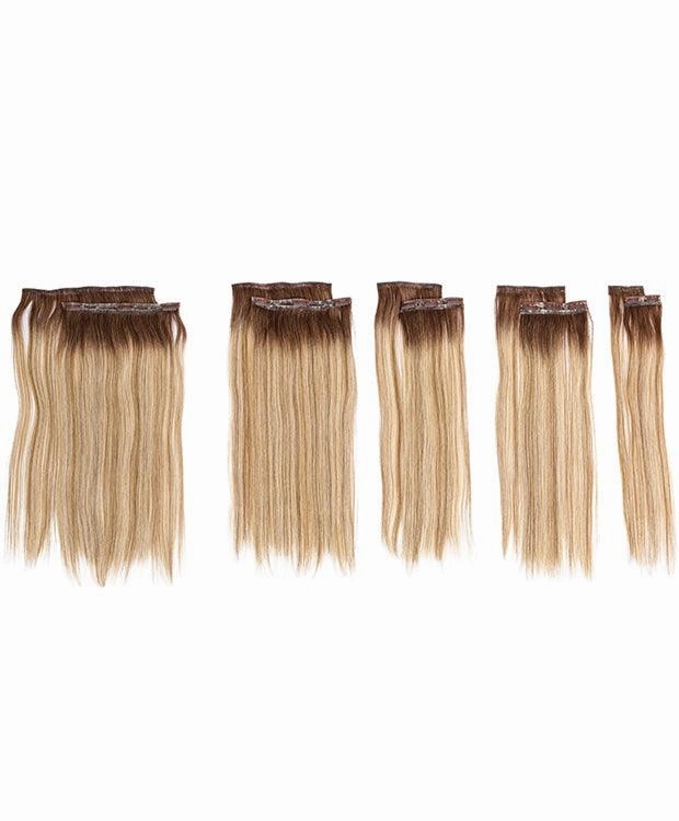 16" 10Pc Fineline Human Hair Extension Hairpiece by Hairdo | Human Hair (Wefted)
