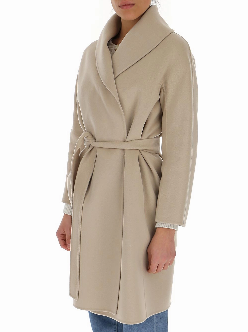 'S Max Mara Messi Belted Wrap Coat