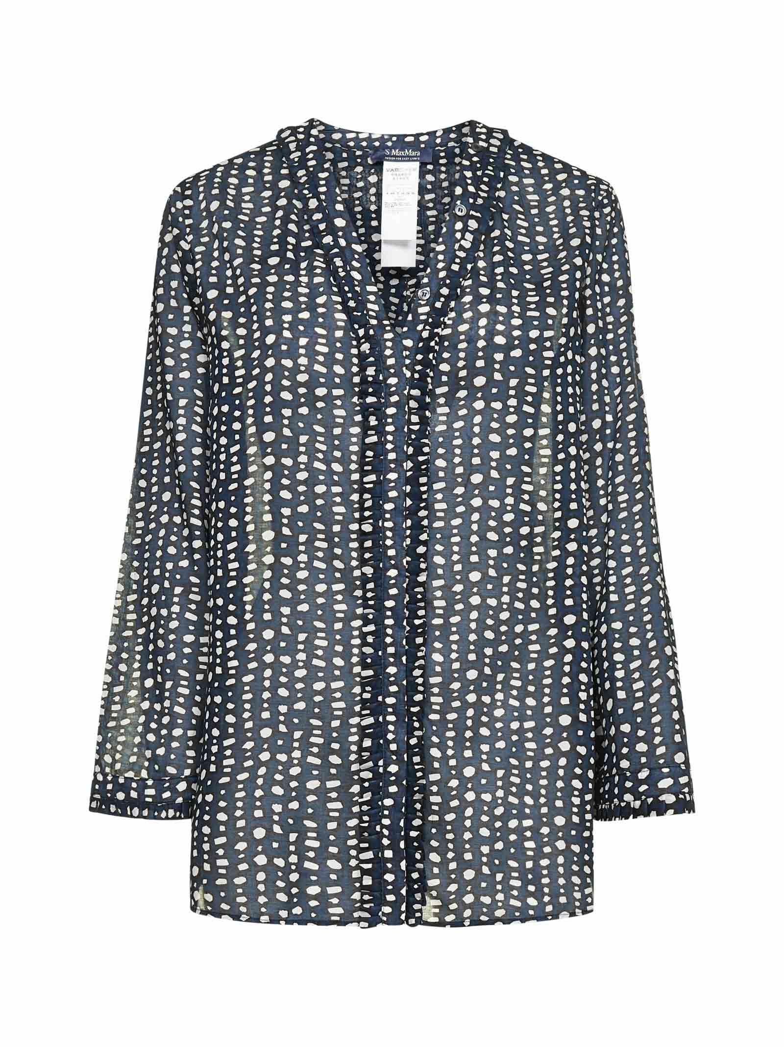 'S Max Mara Uniparo Printed Blouse