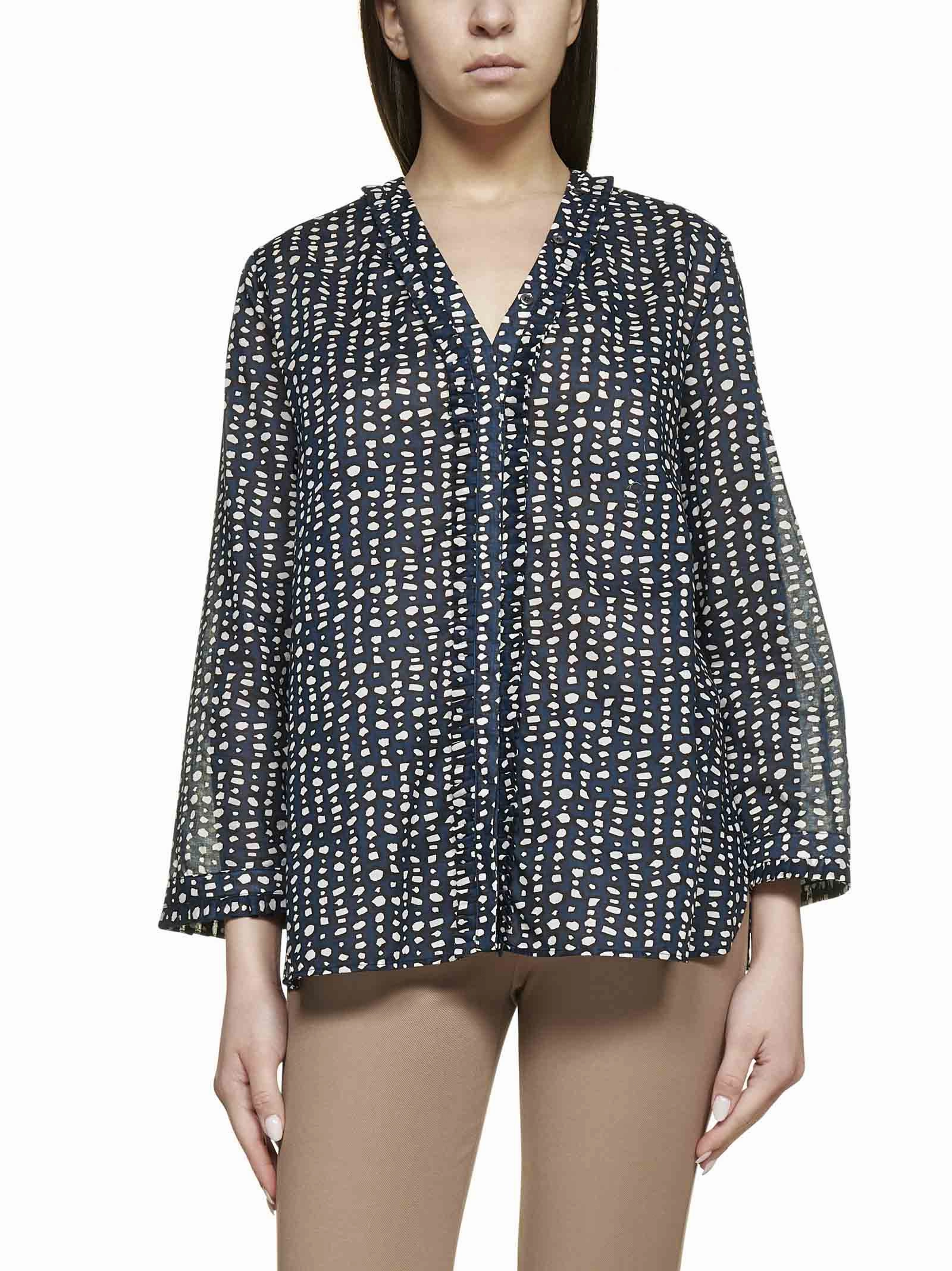 'S Max Mara Uniparo Printed Blouse
