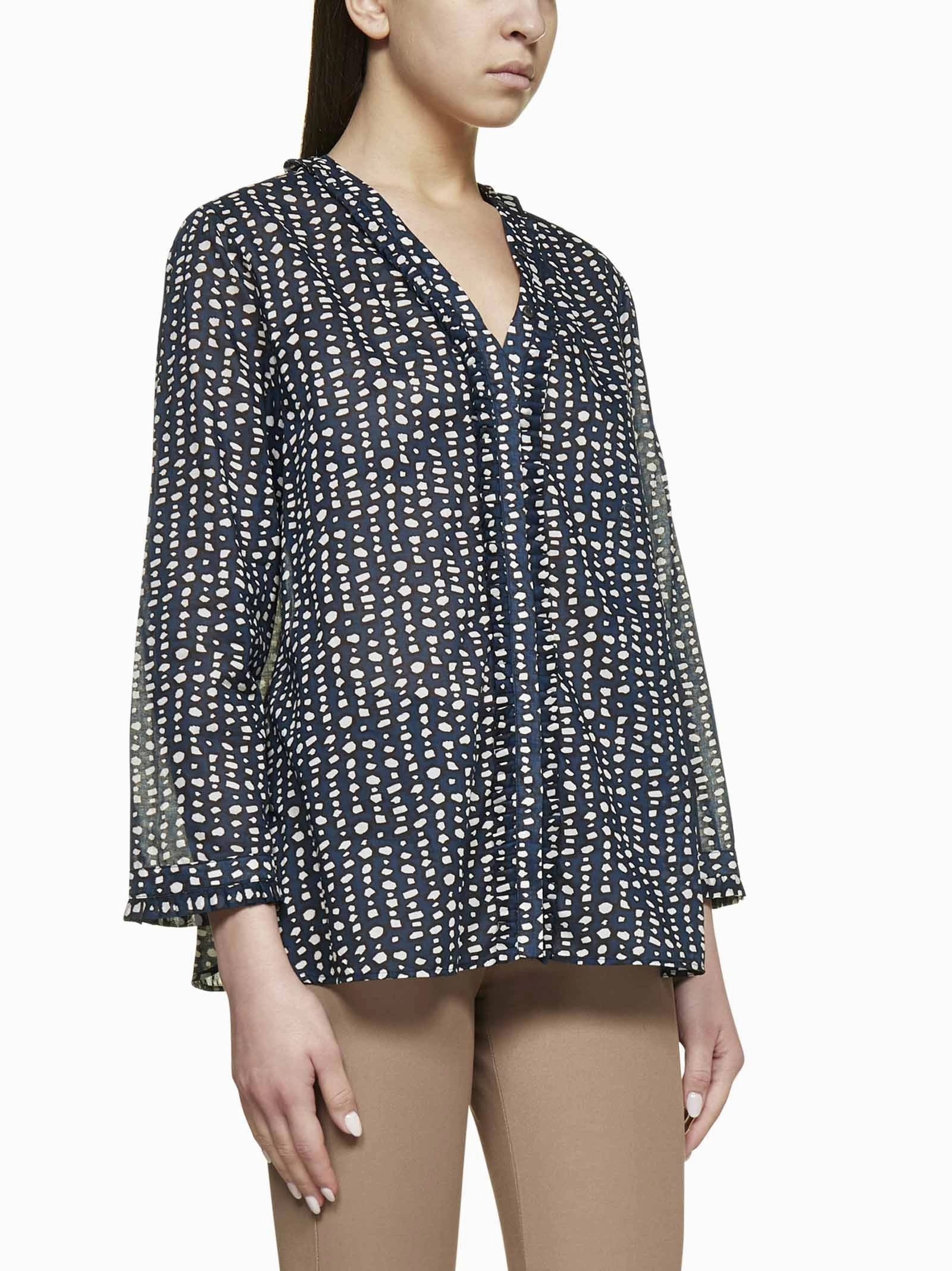 'S Max Mara Uniparo Printed Blouse