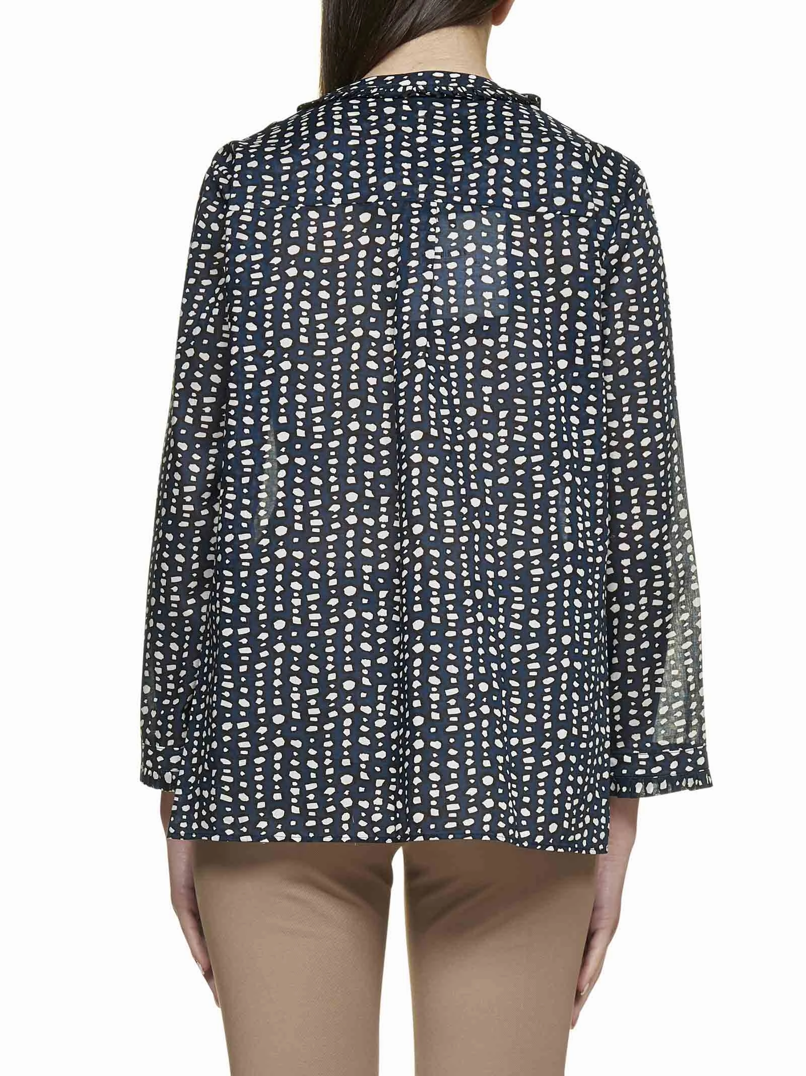 'S Max Mara Uniparo Printed Blouse