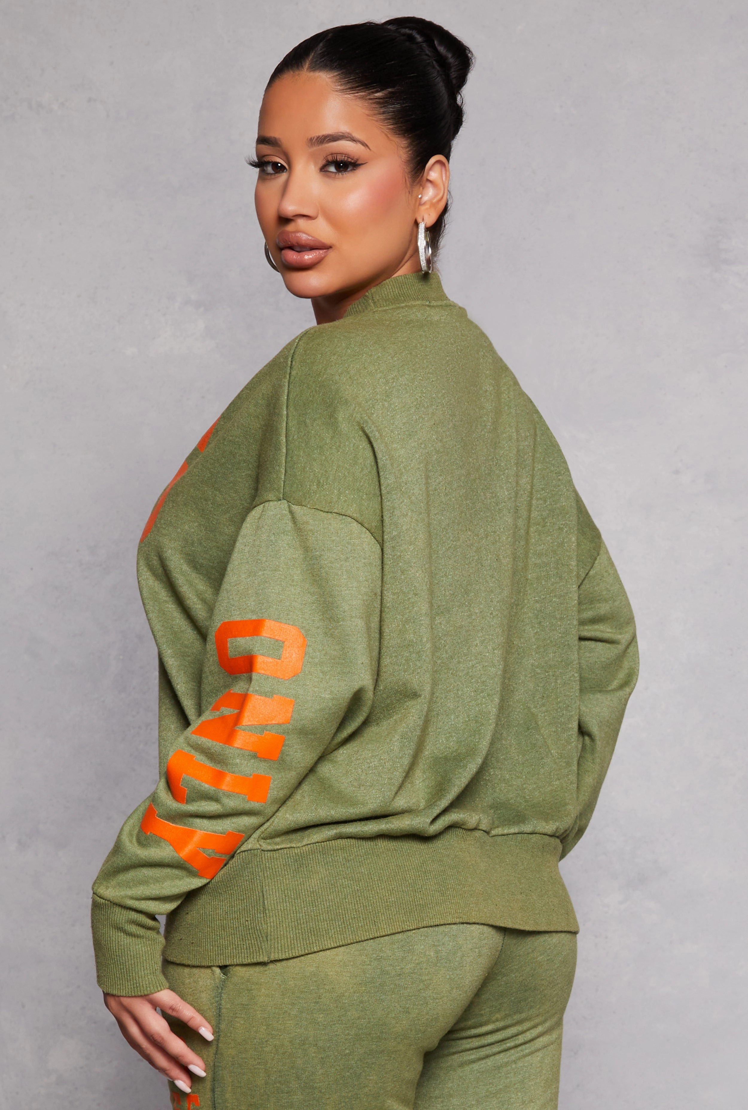 Acid Wash Good Vibes Only Sweatshirt