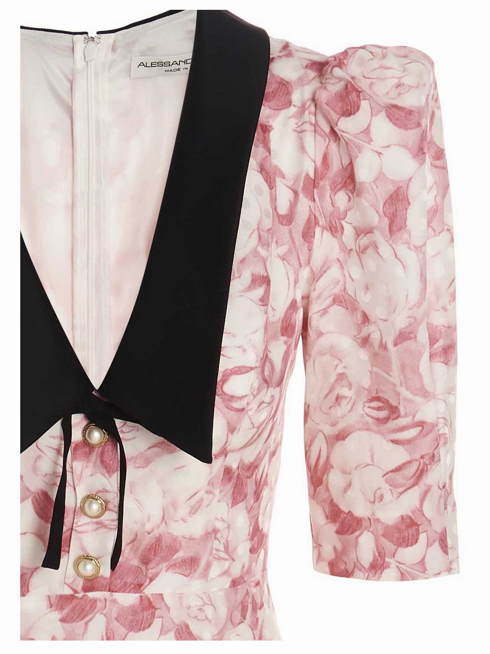 Alessandra Rich Floral Print Midi Dress