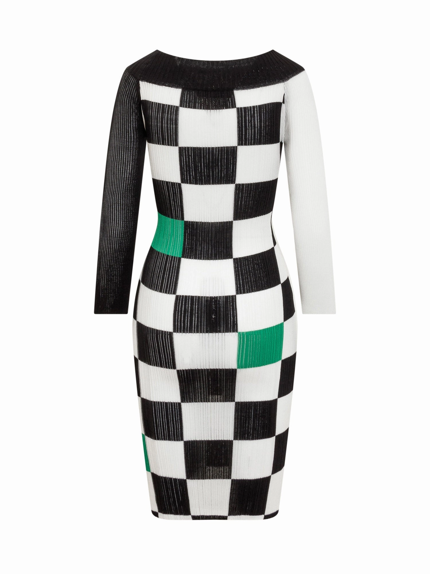 Andersson Bell Check Pattern Long Sleeved Dress