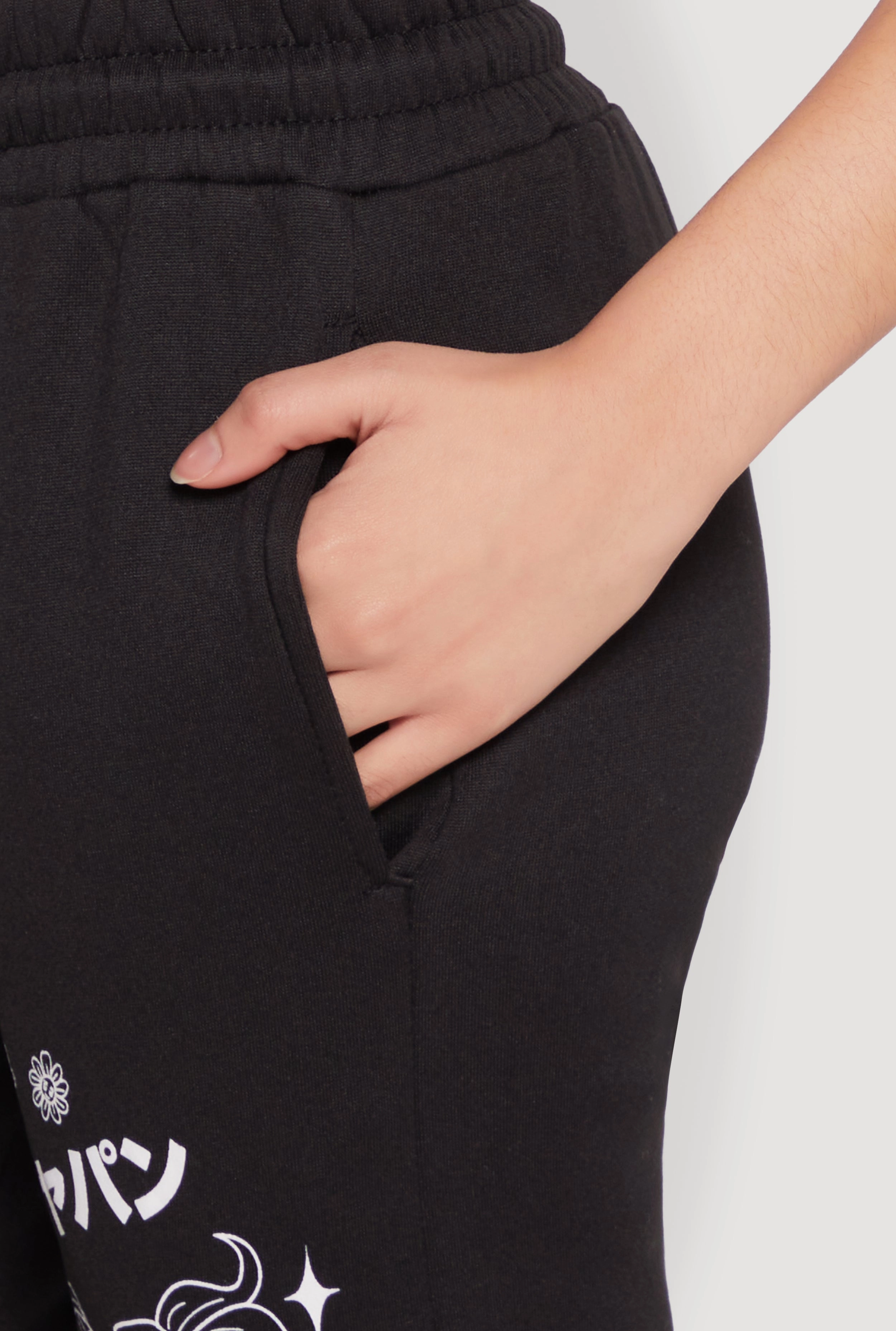 Anime Graphic Print Sweatpants