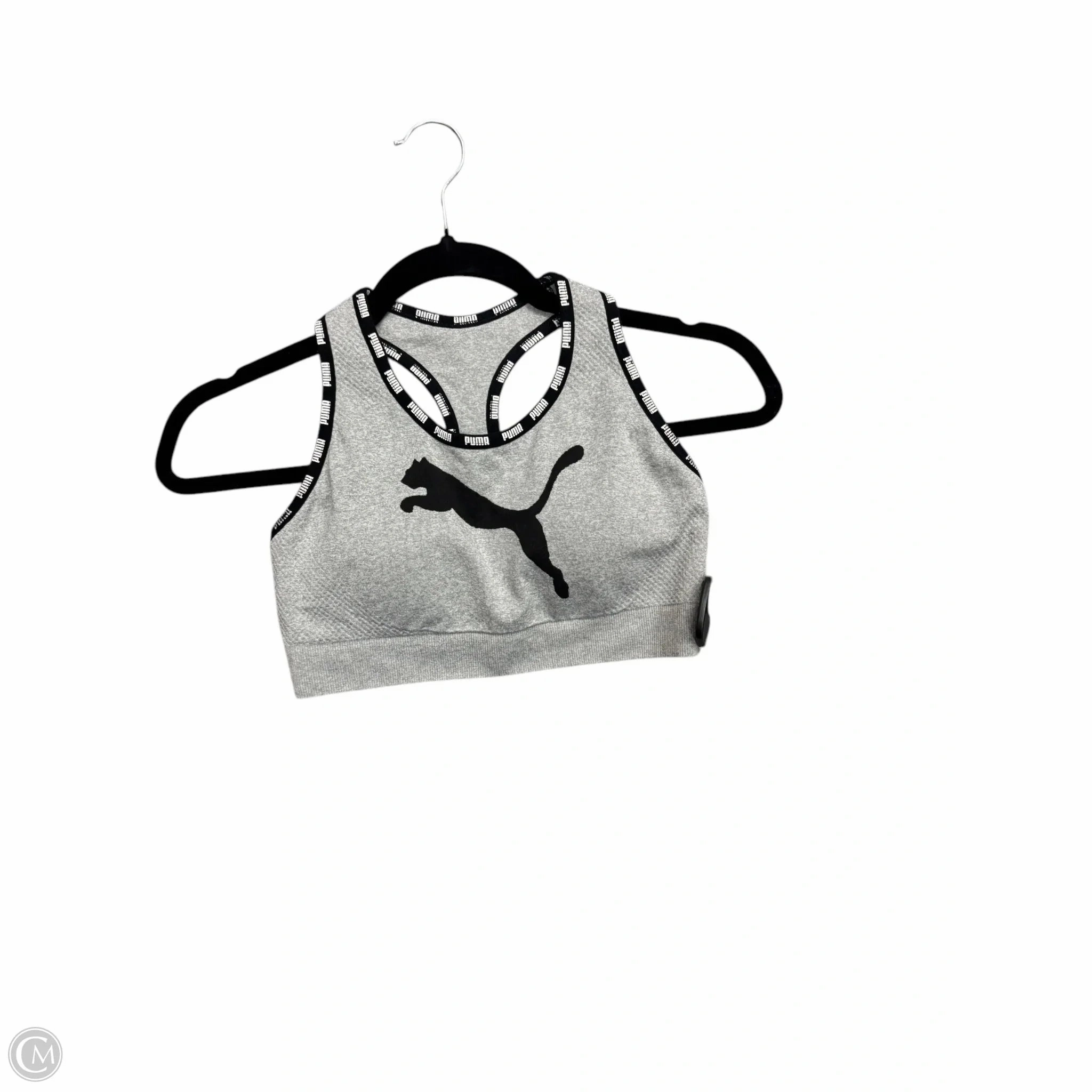 Athletic Bra By Puma In Grey. Size: Sp
