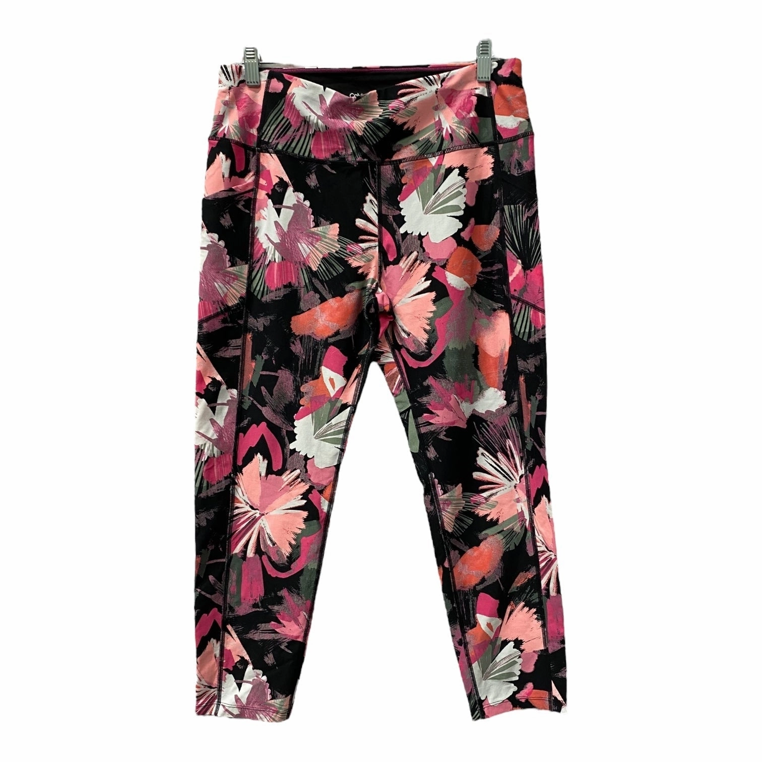 Athletic Capris By Calvin Klein In Pink. Size:Xl