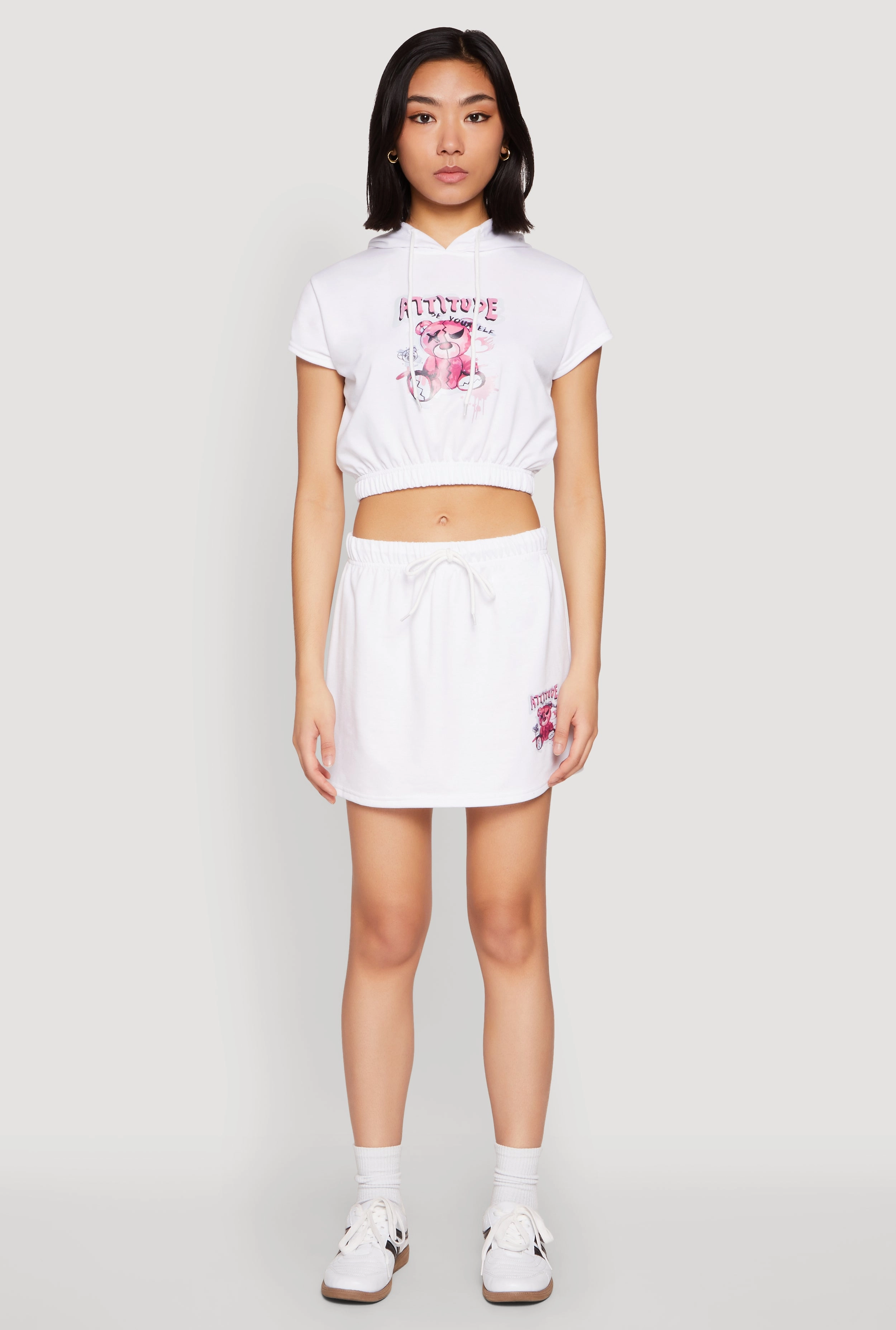 Attitude Be Yourself Mini Skirt