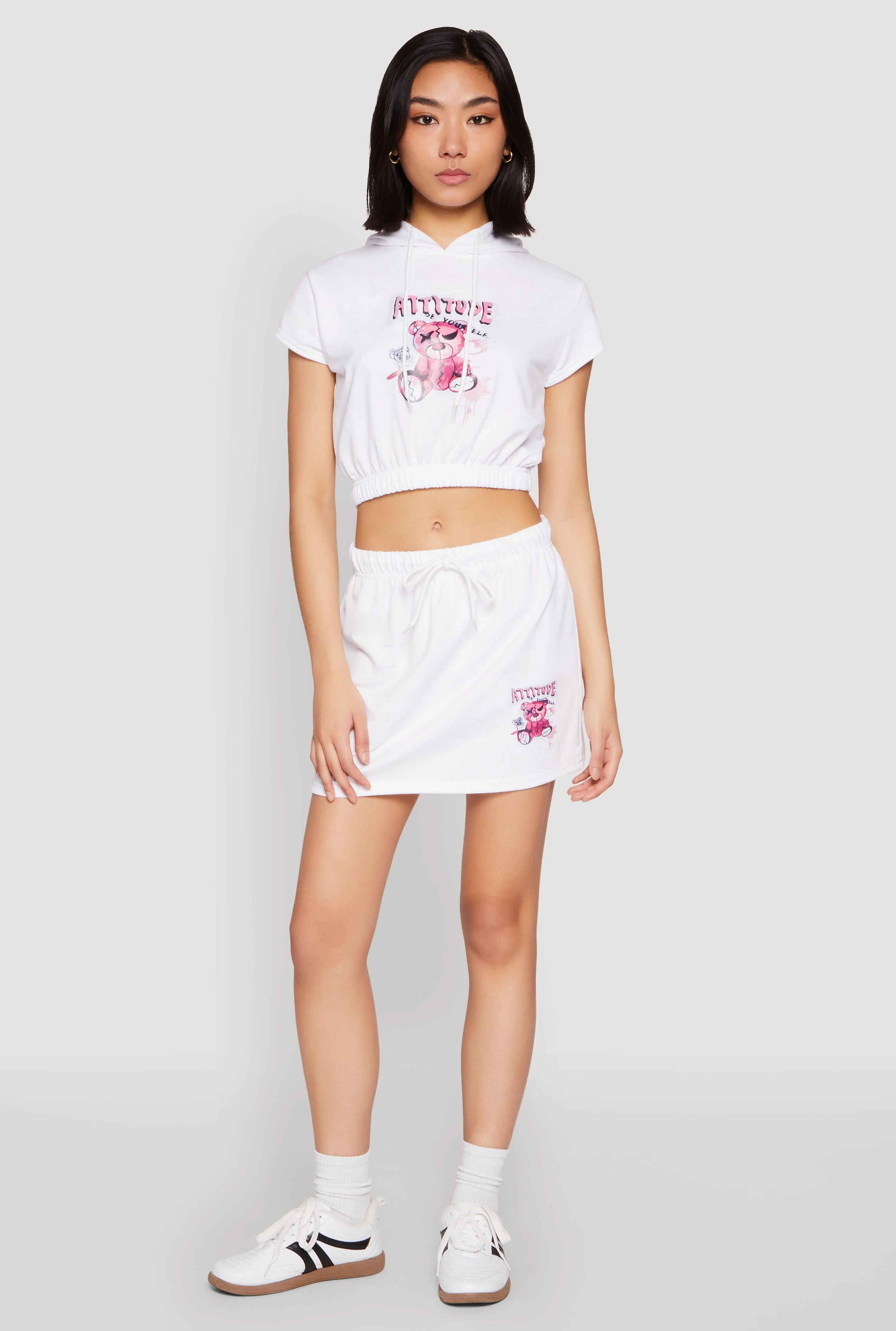 Attitude Be Yourself Mini Skirt