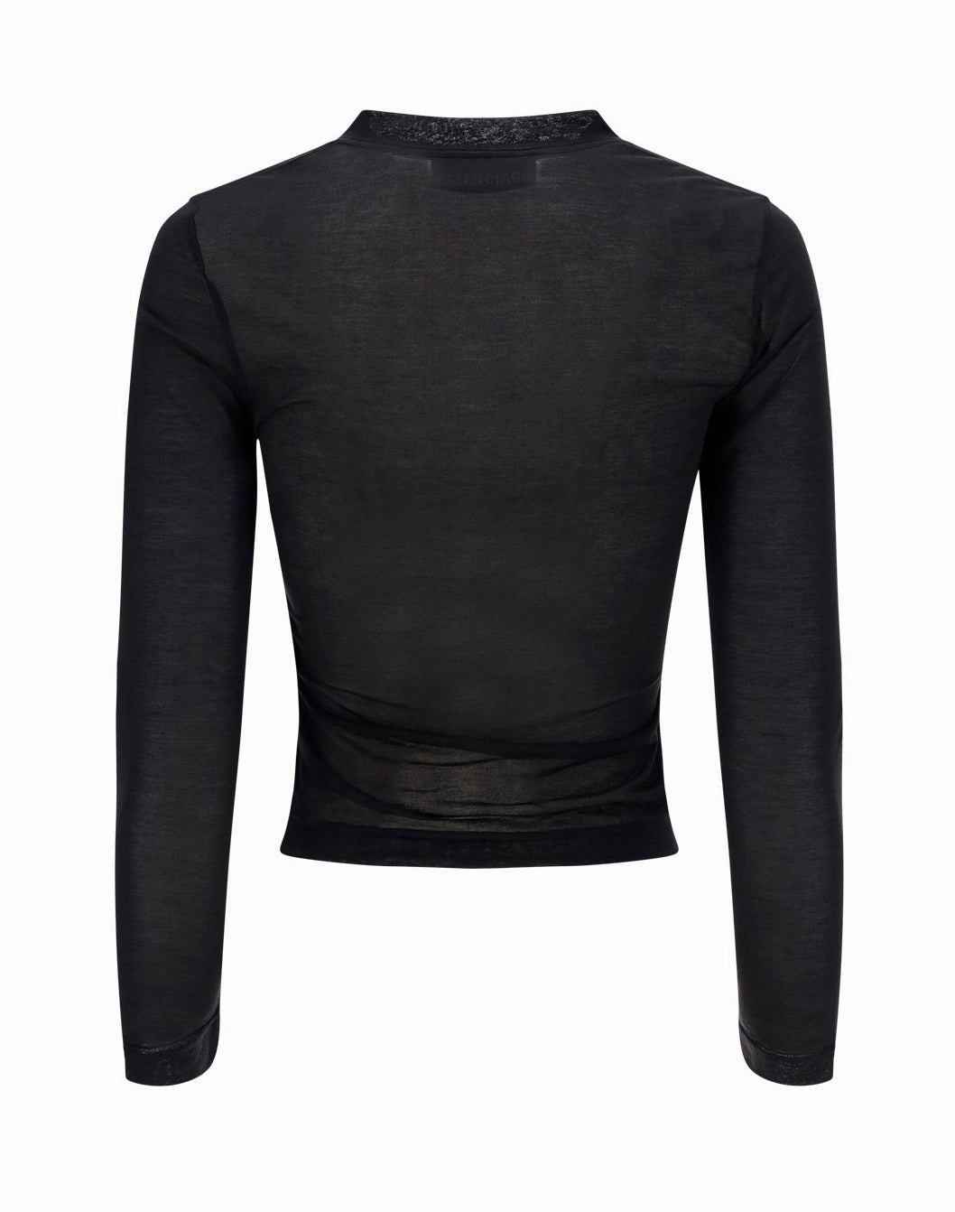 Balenciaga Crewneck Long-Sleeved Top