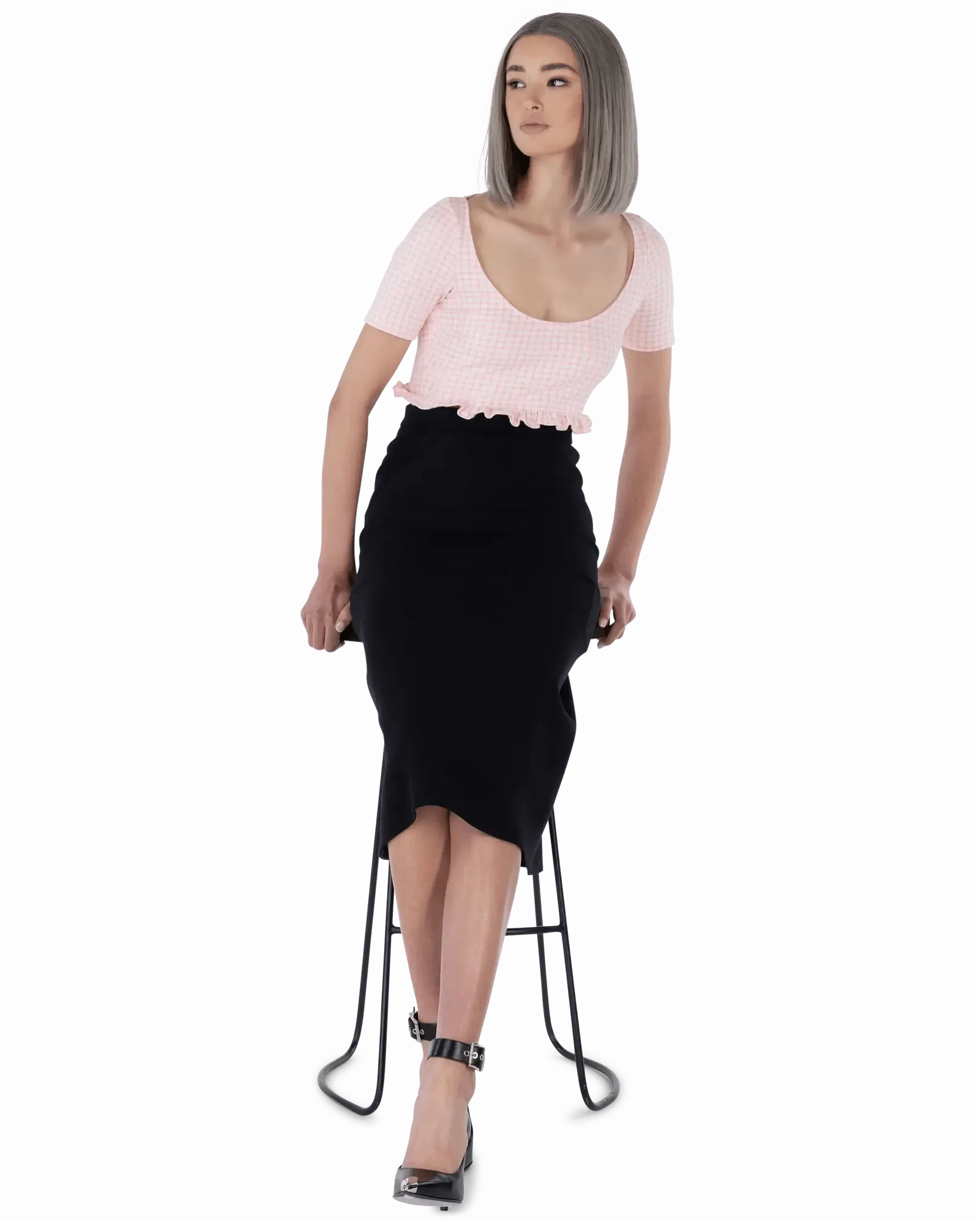 Barathea Push-Up Skirt