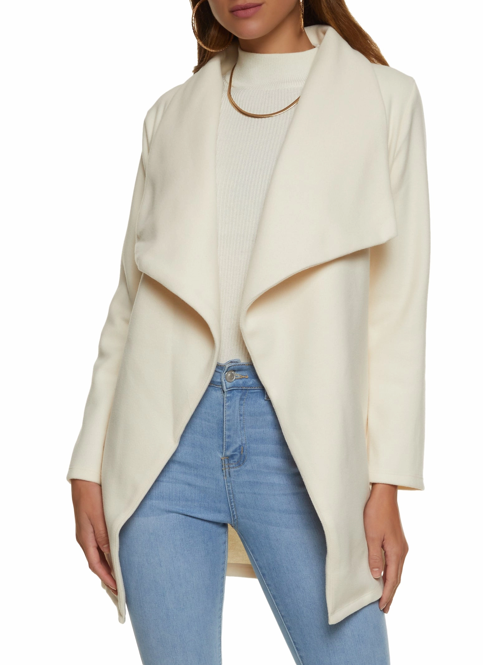 Belted Shawl Collar Wrap Coat