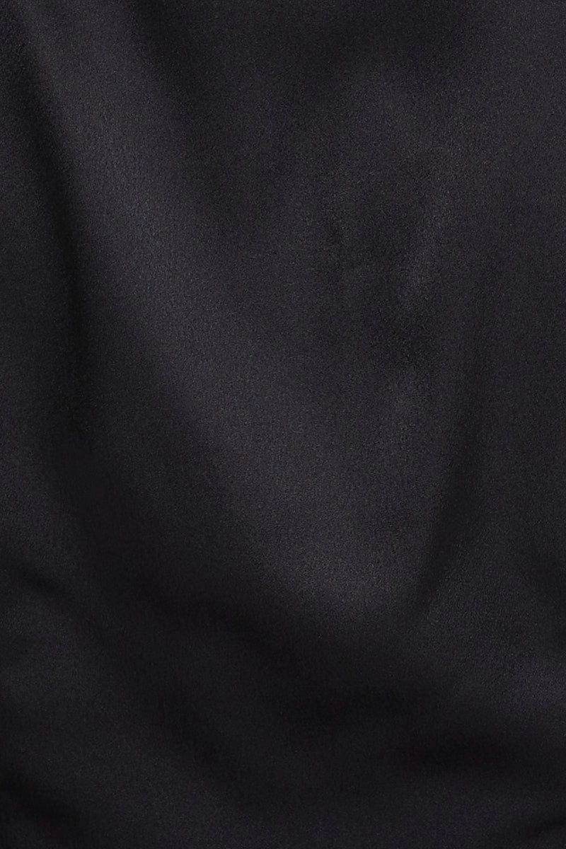 Black Crop Bolero Short Sleeve Tie Up