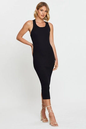 Black Knit Dress Bodycon