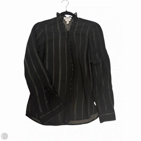 Blouse 3/4 Sleeve By Express In Black, Size: S
