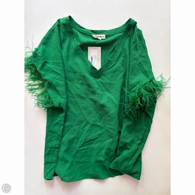 Blouse Short Sleeve By Ee Some In Green, Size: L