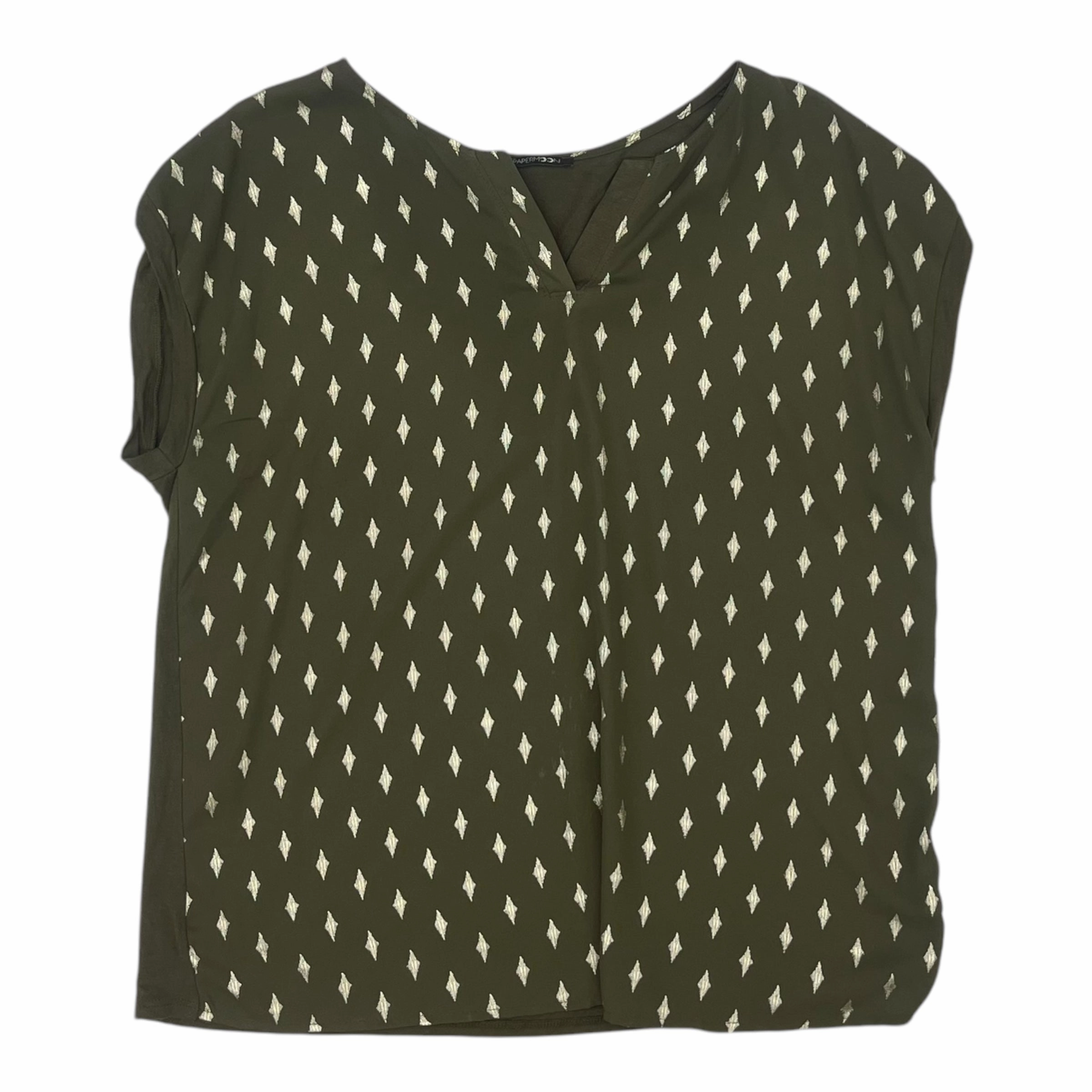 Blouse Ss By Papermoon In Green, Size:Xl