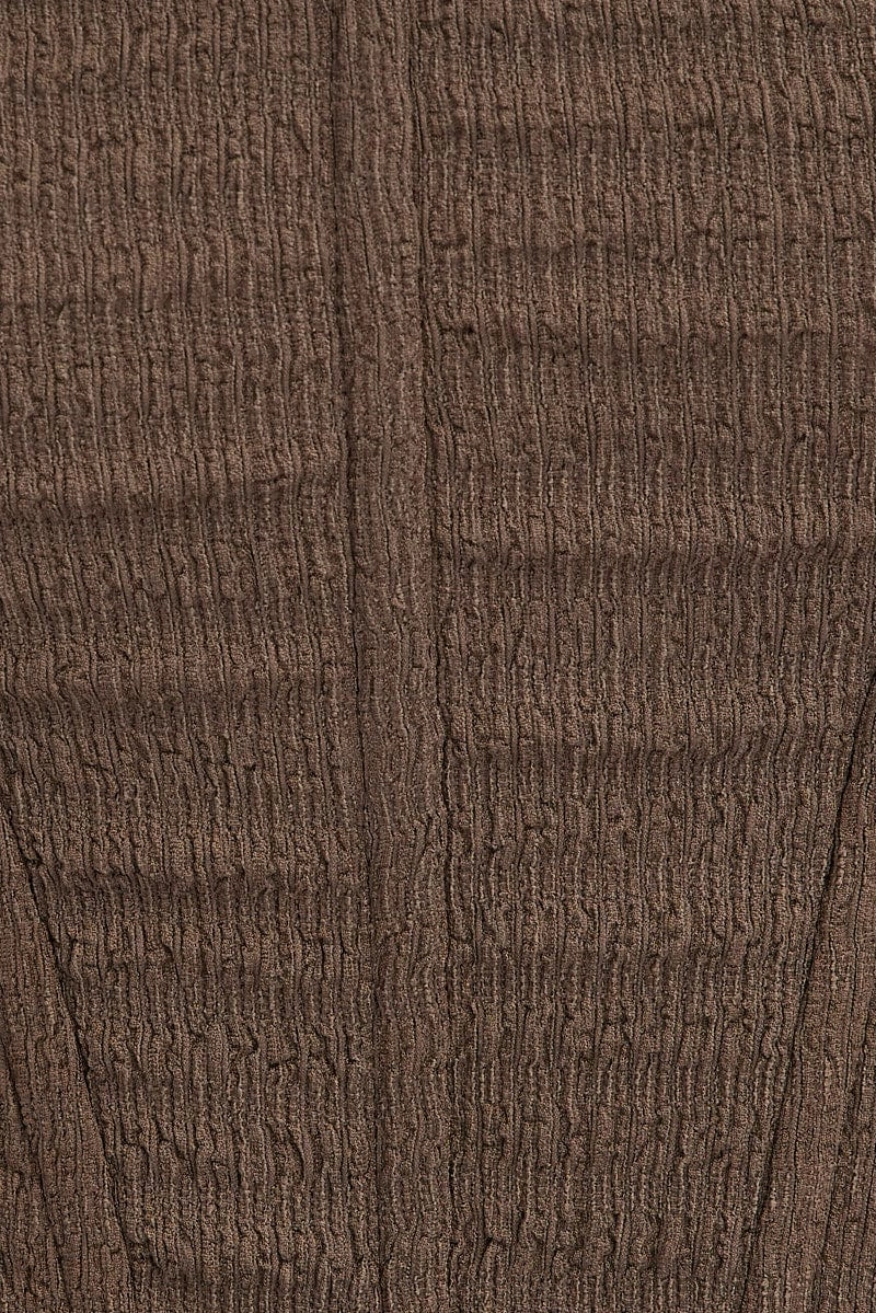 Brown Corset Top Texture