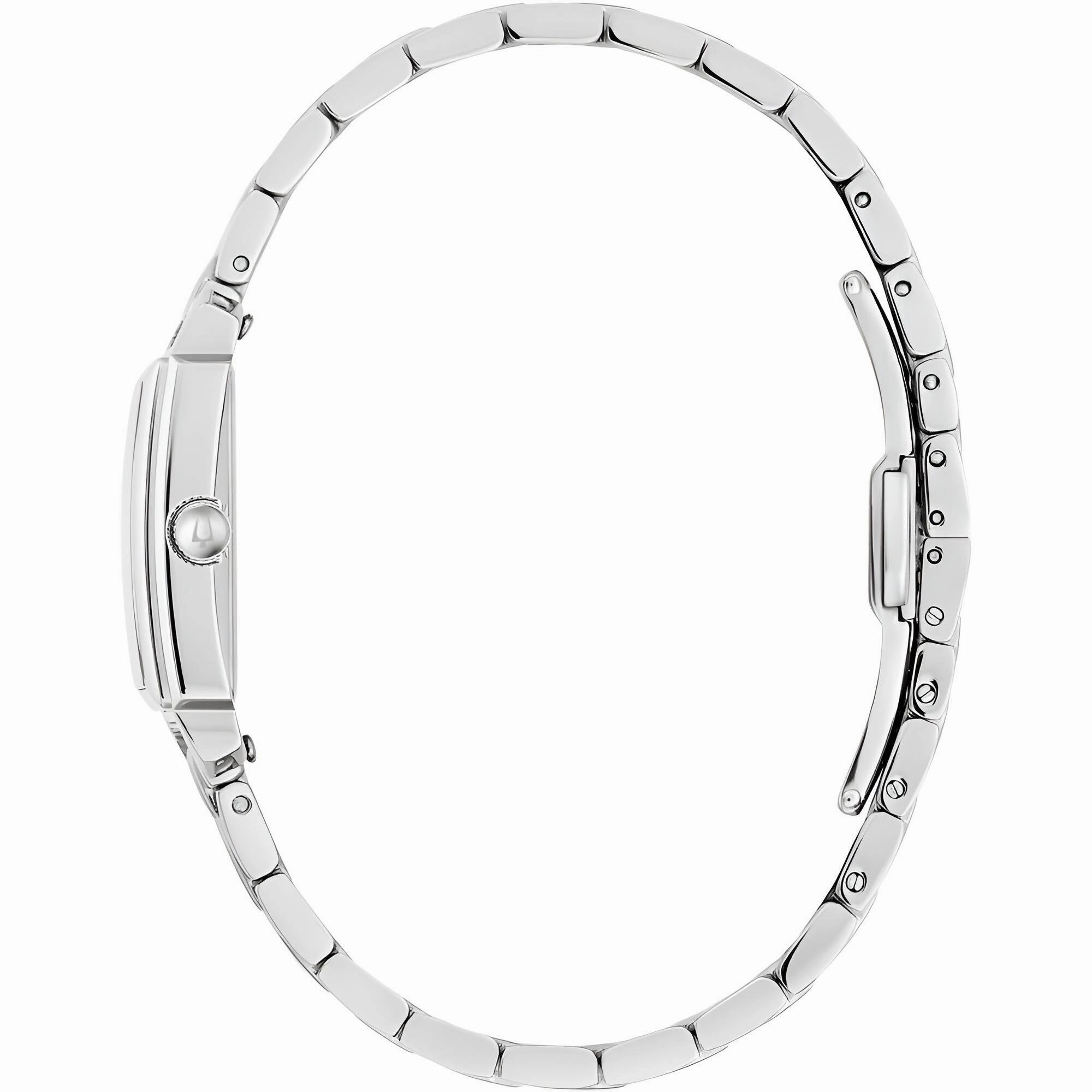 Bulova Women's Watch - Sutton Mother of Pearl Dial Silver Bracelet Diamond | 96P244