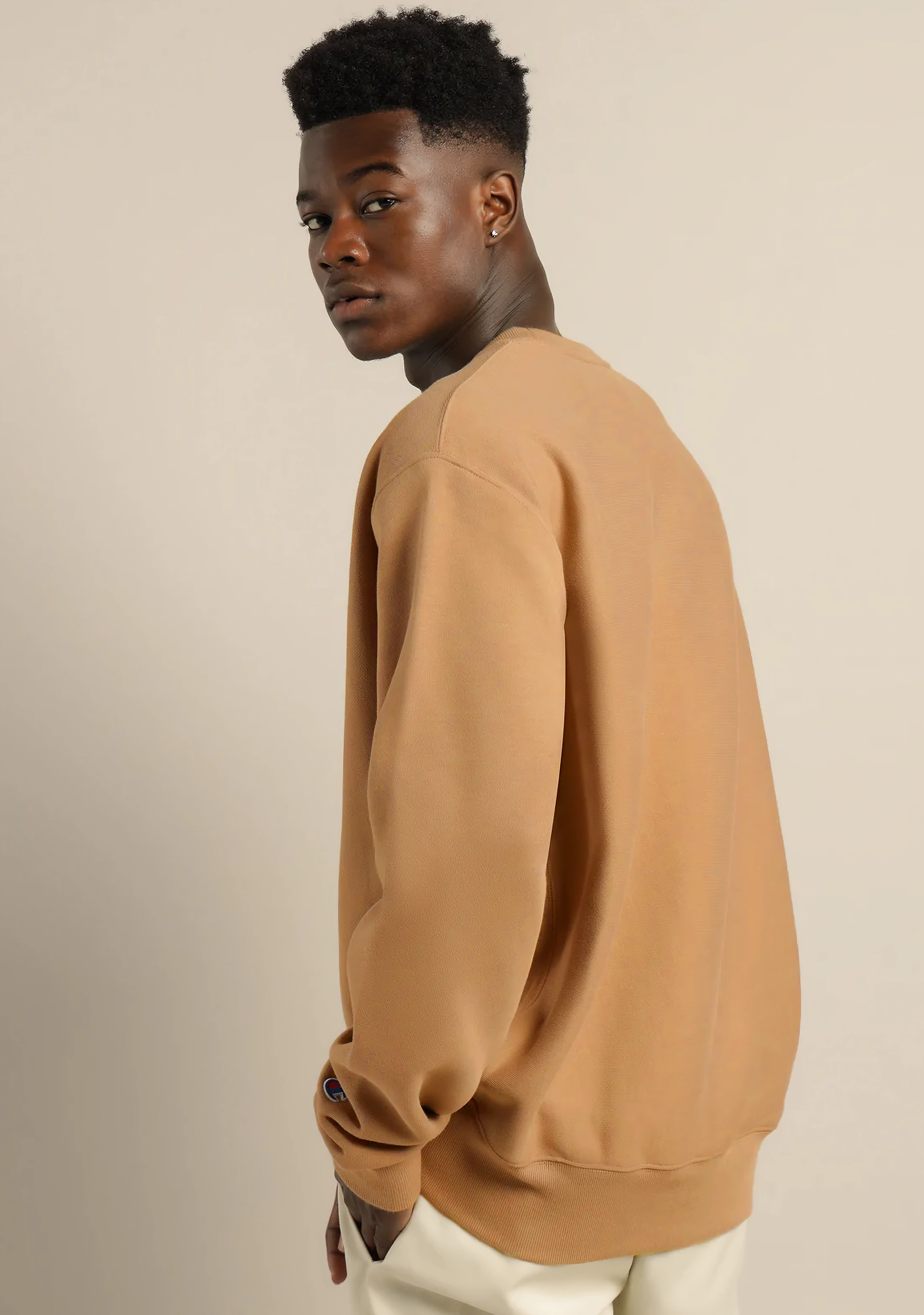 Champion Mens SPS Graphic Print Crew