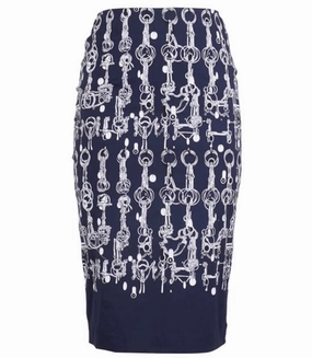 Chloe Skirt Indigo Long Skirt