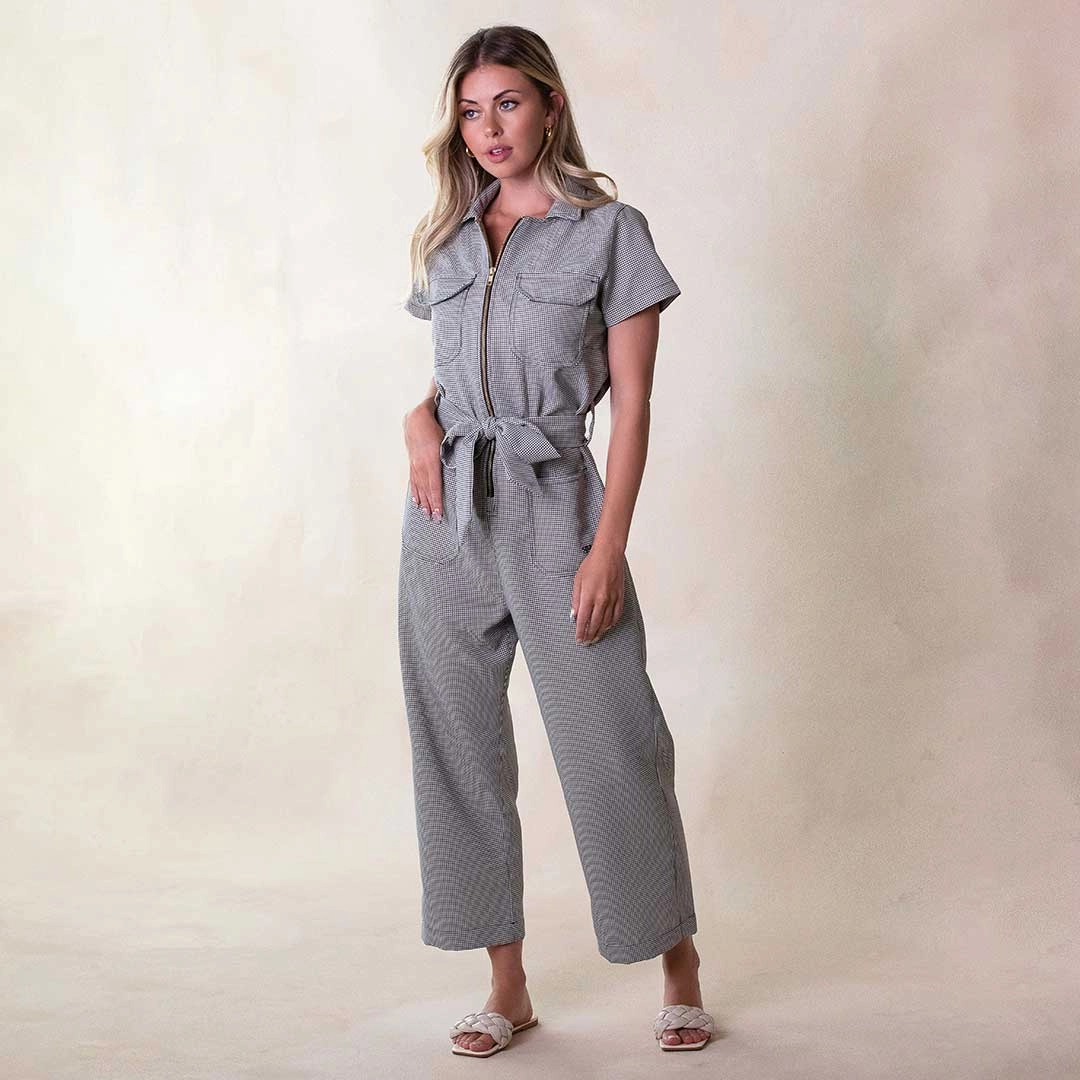 City Jumpsuit, Houndstooth