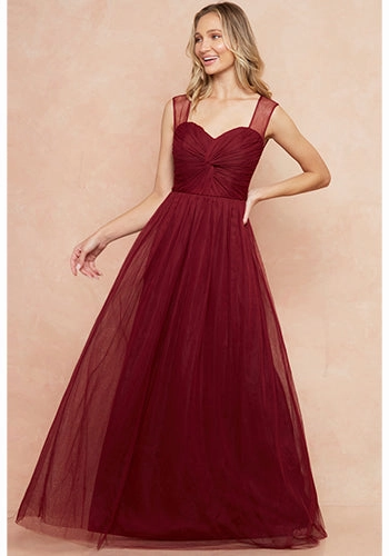 Clementine Dress in Burgundy
