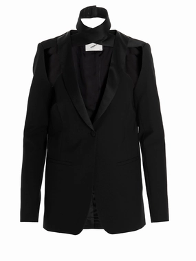 Coperni Cut-Out Long Sleeved Blazer