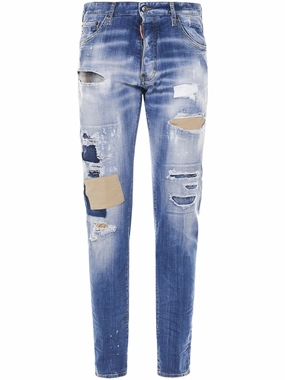 Dsquared2 Bleach-Effect Jeans