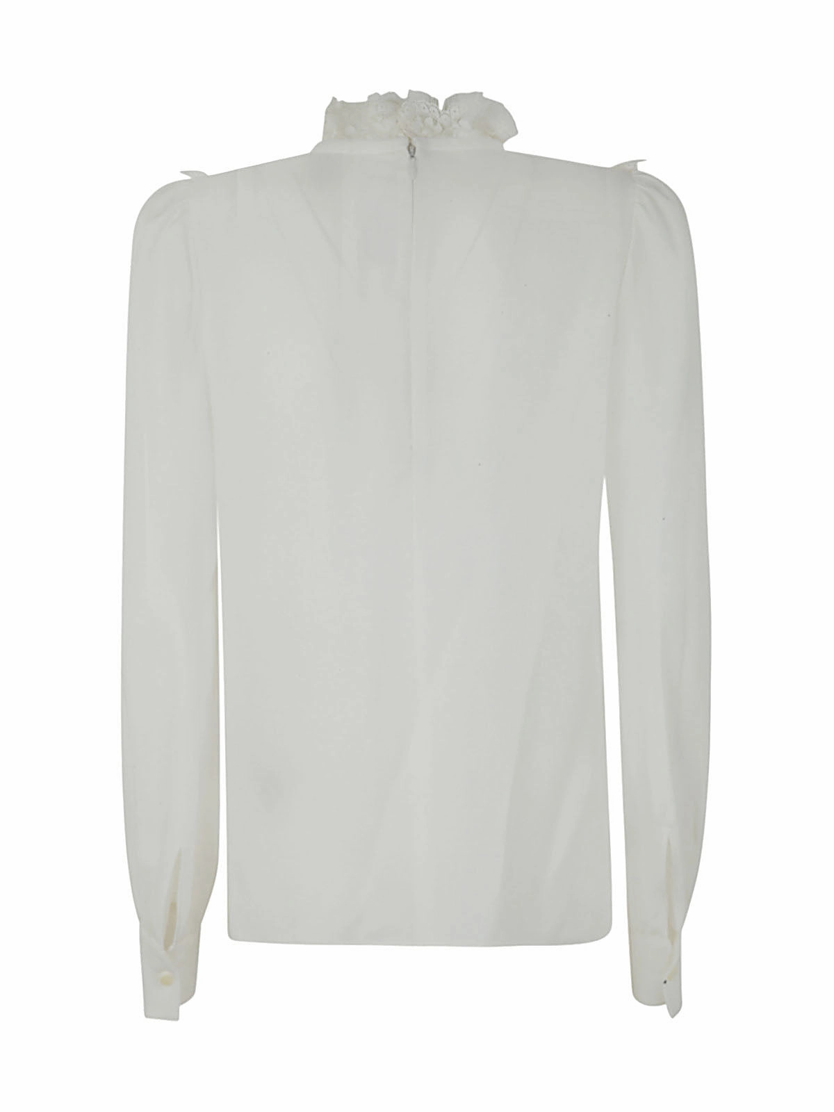 Dsquared2 Ruufle-Detailed Long Sleeved Blouse