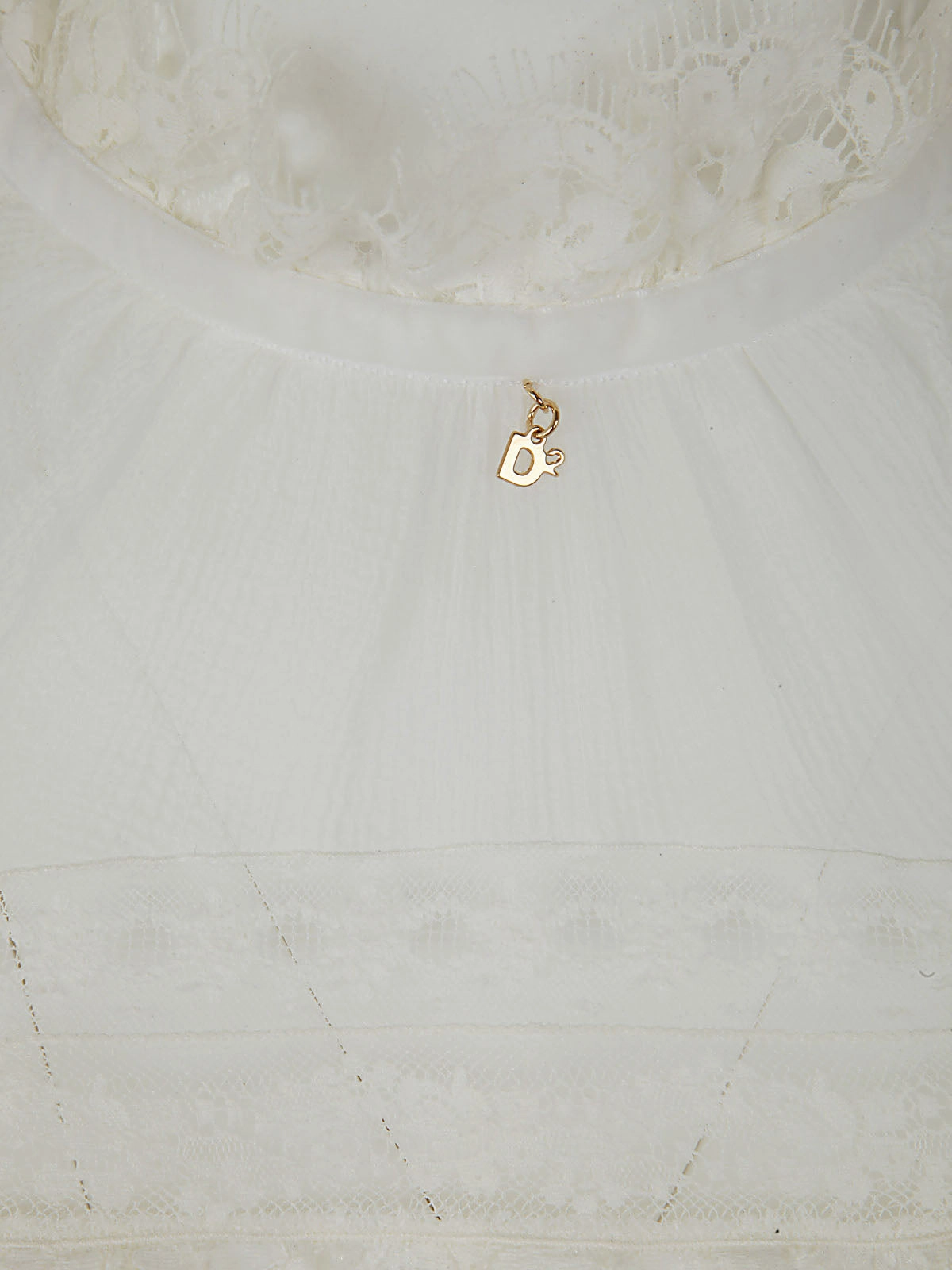 Dsquared2 Ruufle-Detailed Long Sleeved Blouse