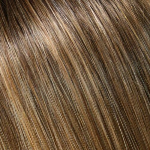 EasiCrown 18" HH (Renau Colors Hairpiece by easiHair |Human Hair (Monofilament Base)