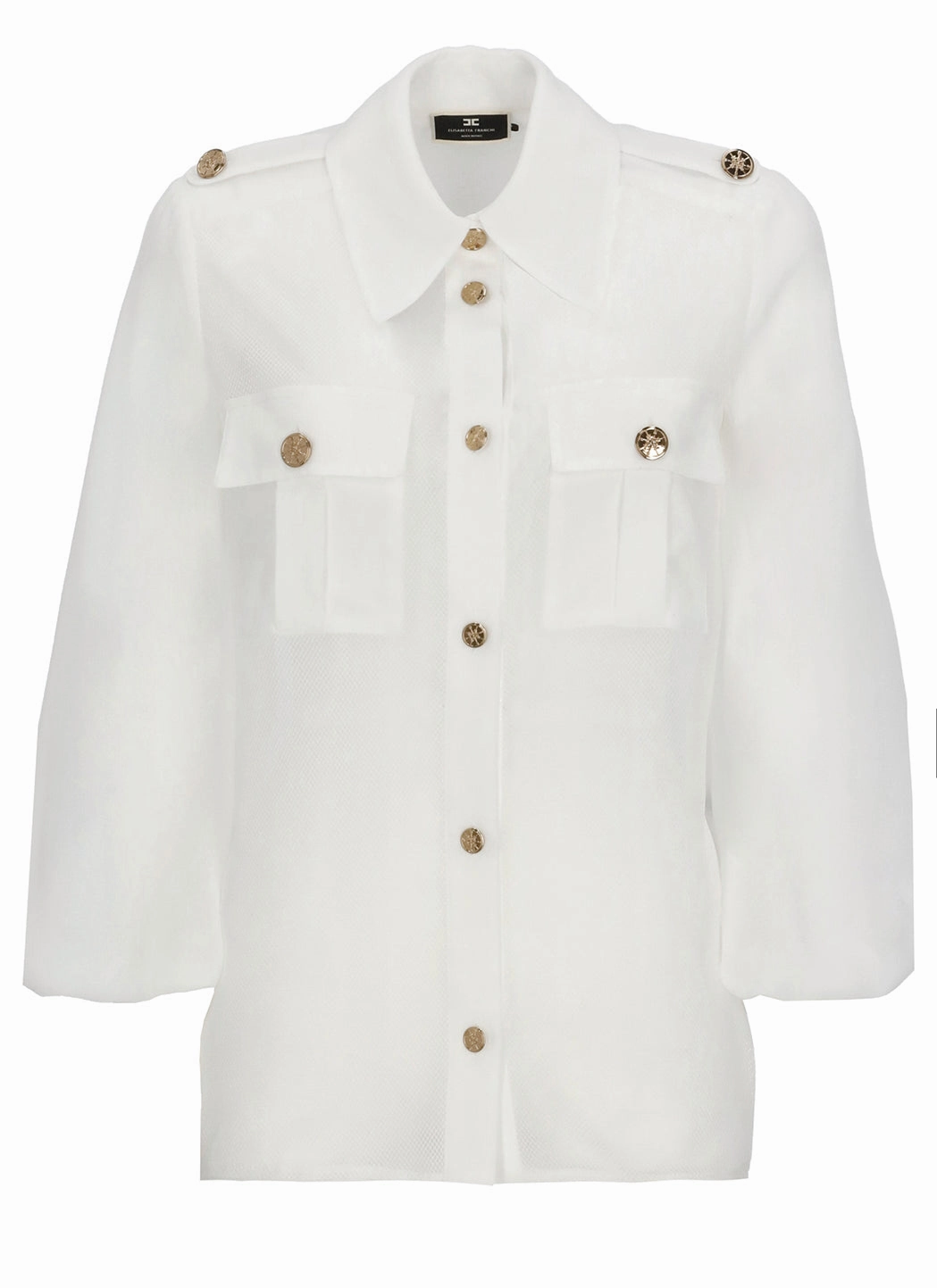 Elisabetta Franchi Buttoned Long-Sleeved Shirt