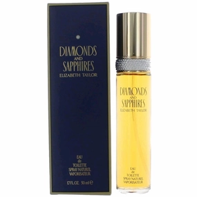 Elizabeth Taylor Women's Eau De Toilette Spray - Diamonds & Sapphires Authentic, 1.7oz