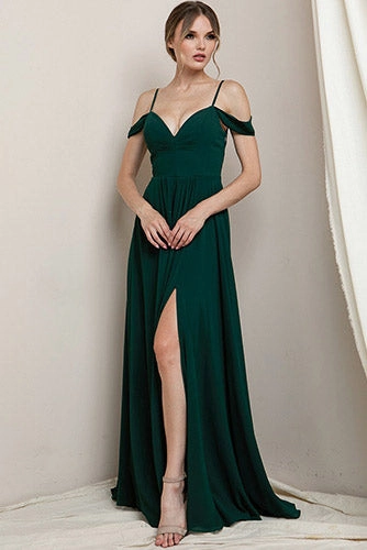 Estelle Dress in Hunter Green