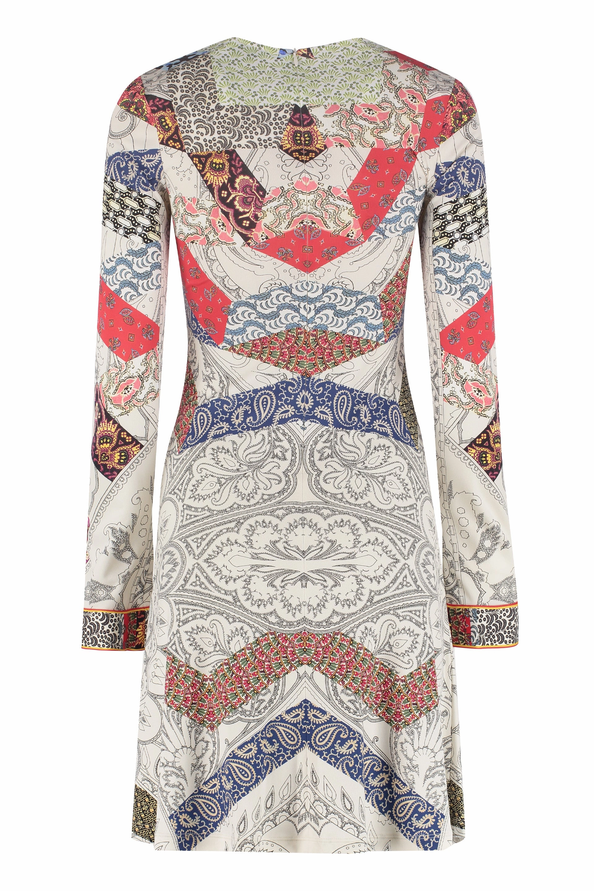 Etro Geometric Printed Long-Sleeved Dress