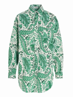 Etro Paisley Printed Long-Sleeved Shirt