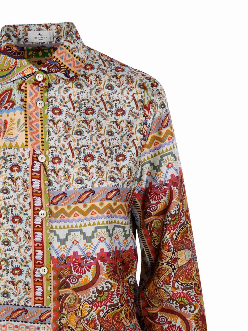 Etro Paisley Printed Long-Sleeved Shirt