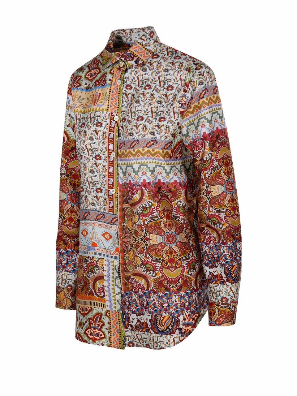 Etro Paisley Printed Long-Sleeved Shirt