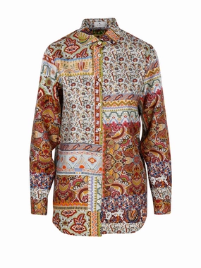 Etro Paisley Printed Long-Sleeved Shirt