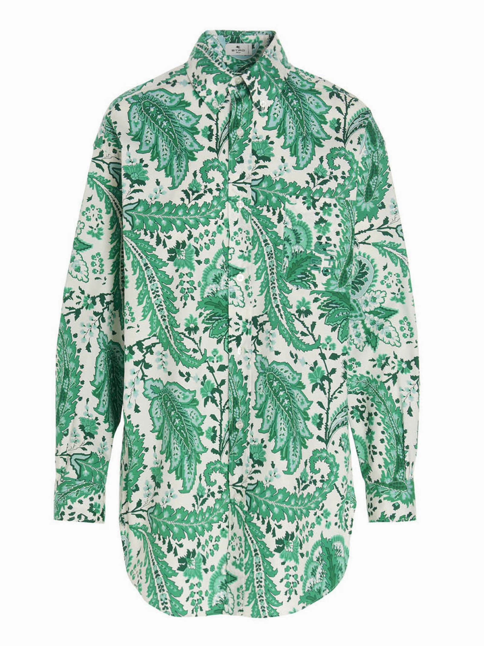 Etro Paisley Printed Long-Sleeved Shirt