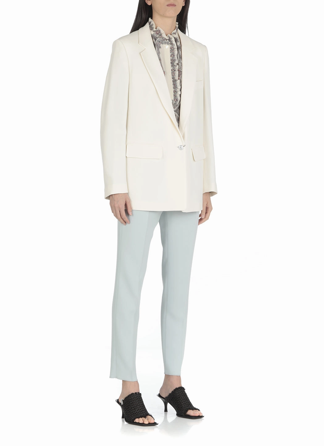 Etro Single-Breasted Long-Sleeved Blazer