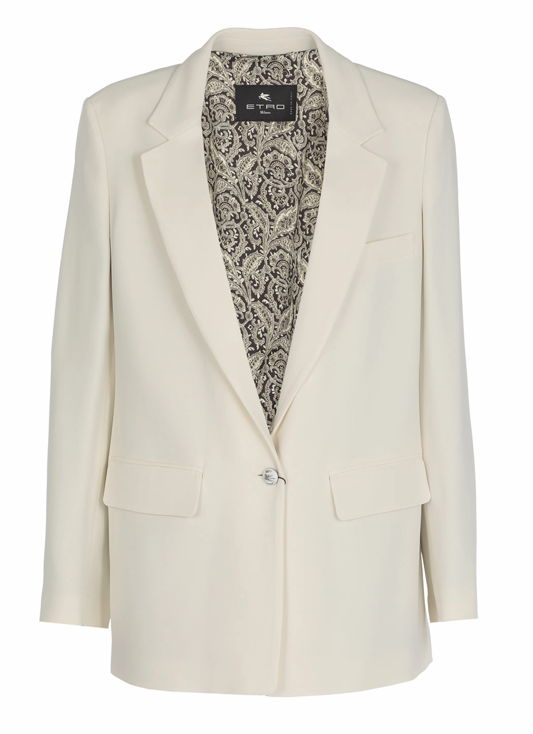 Etro Single-Breasted Long-Sleeved Blazer