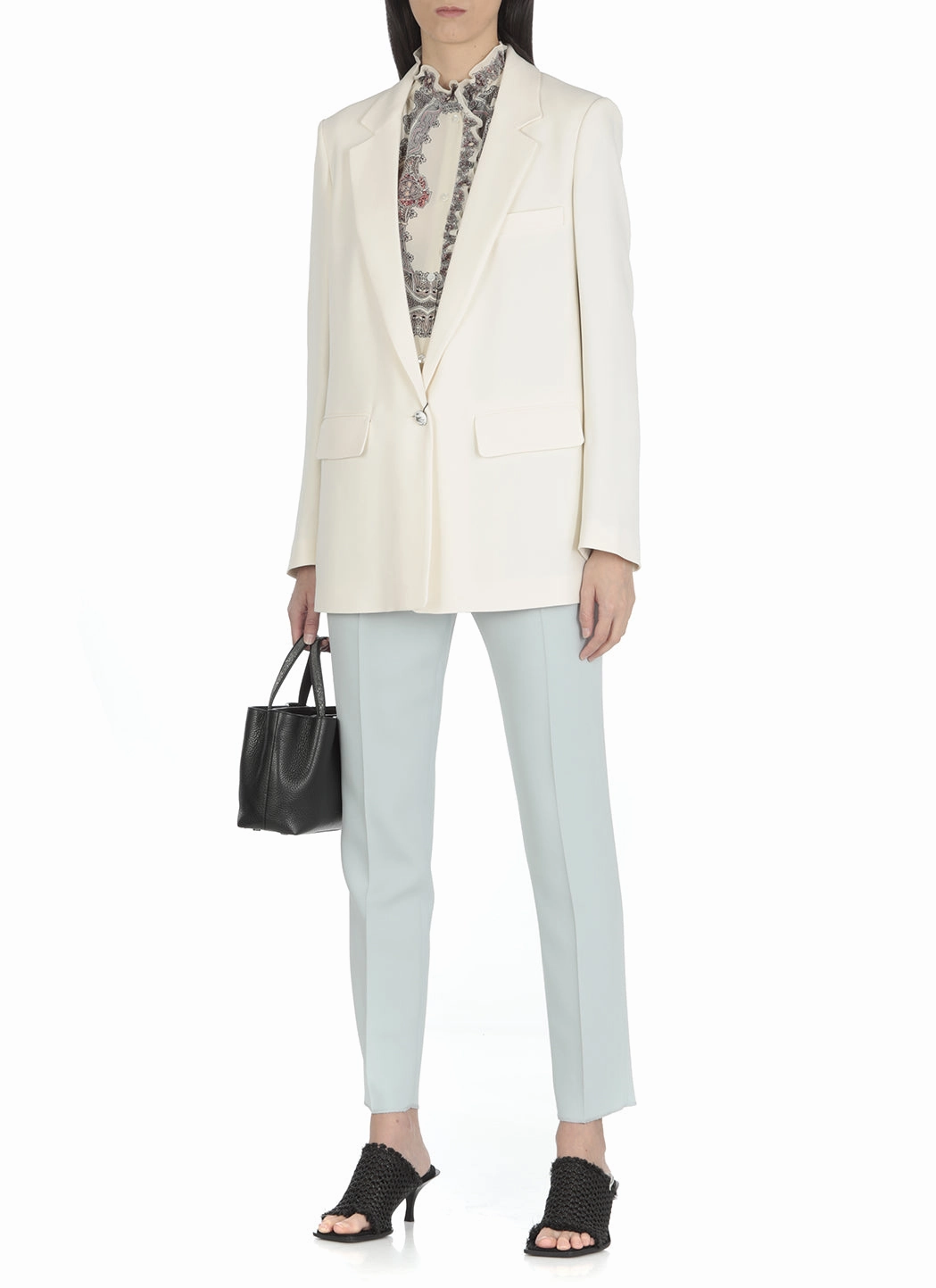 Etro Single-Breasted Long-Sleeved Blazer