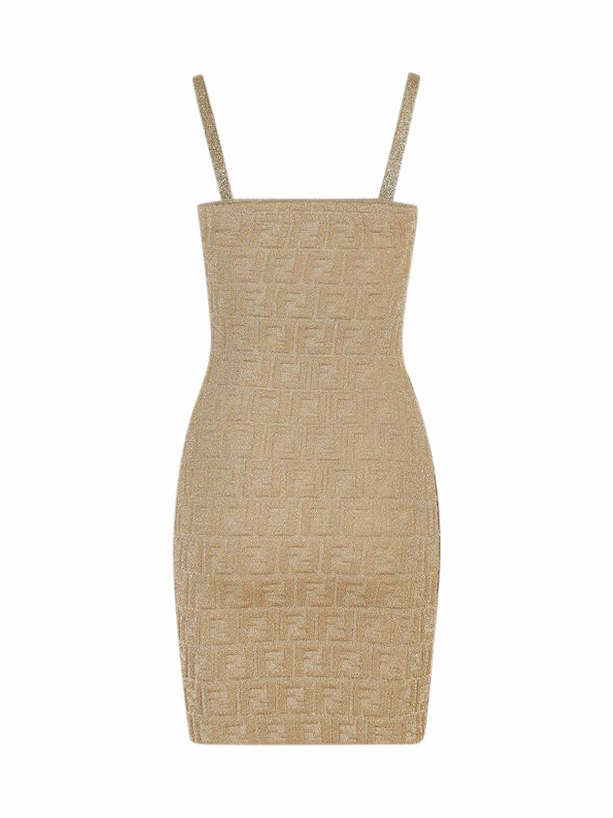 Fendi All-Over Logo Sleeveless Dress