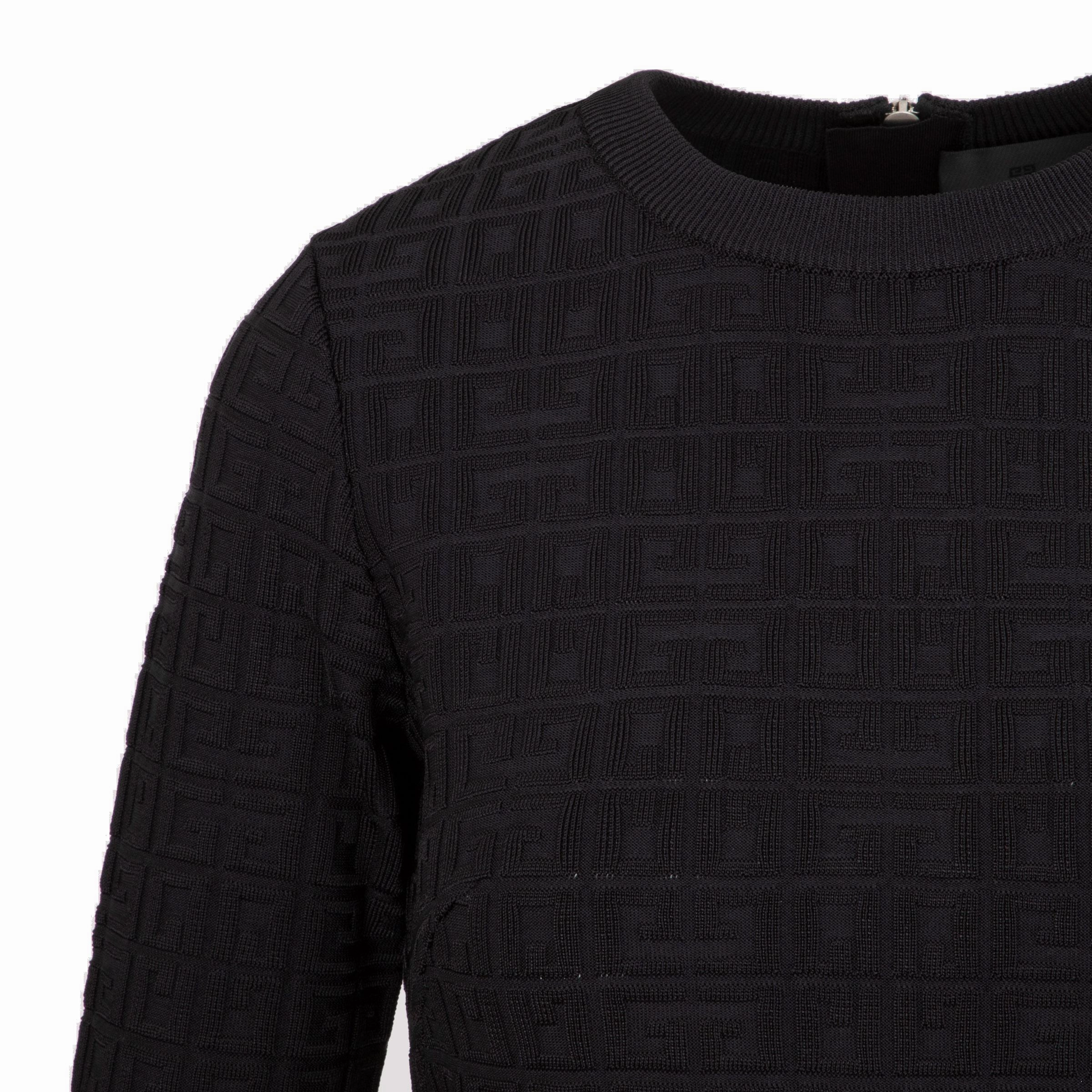 Givenchy 4G Jacquard Long-Sleeve Dress