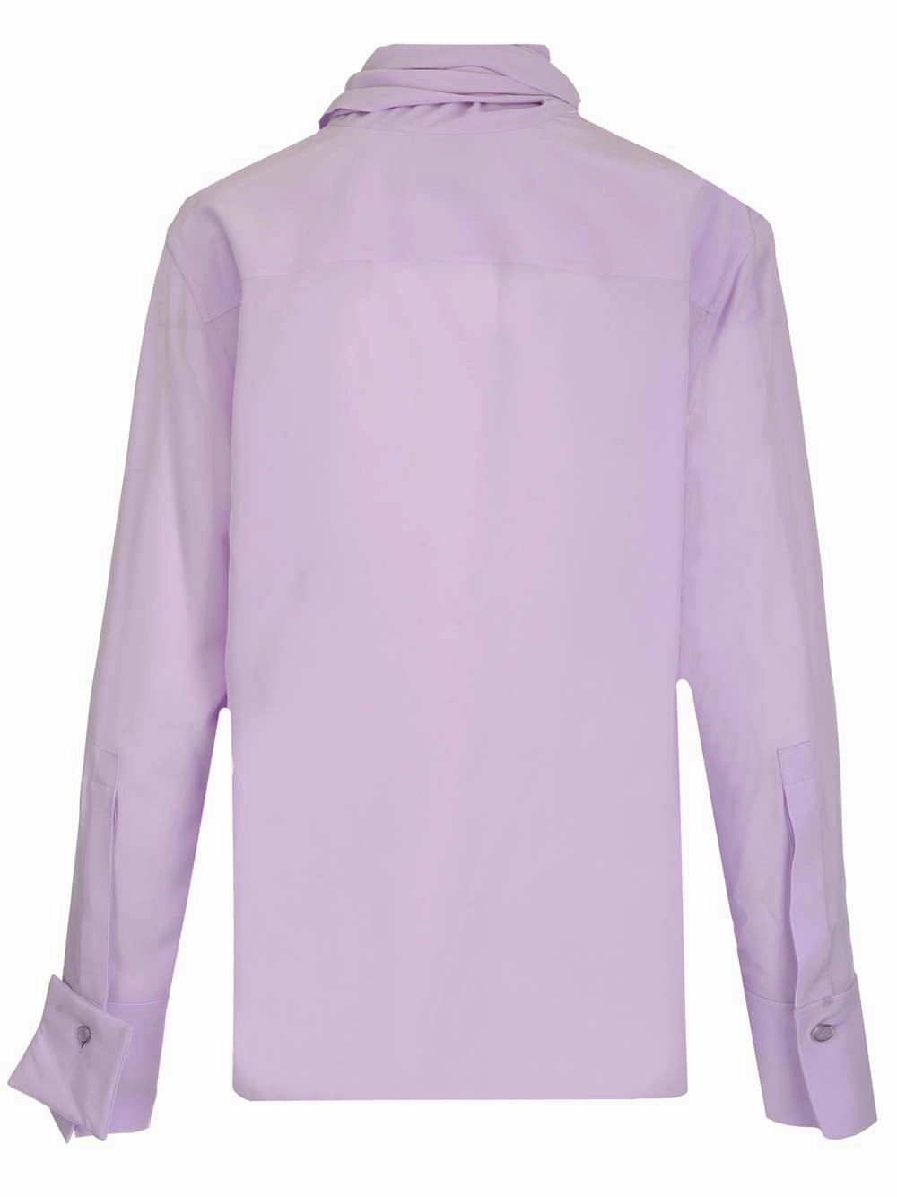 Givenchy Scarf Collar Long-Sleeved Shirt