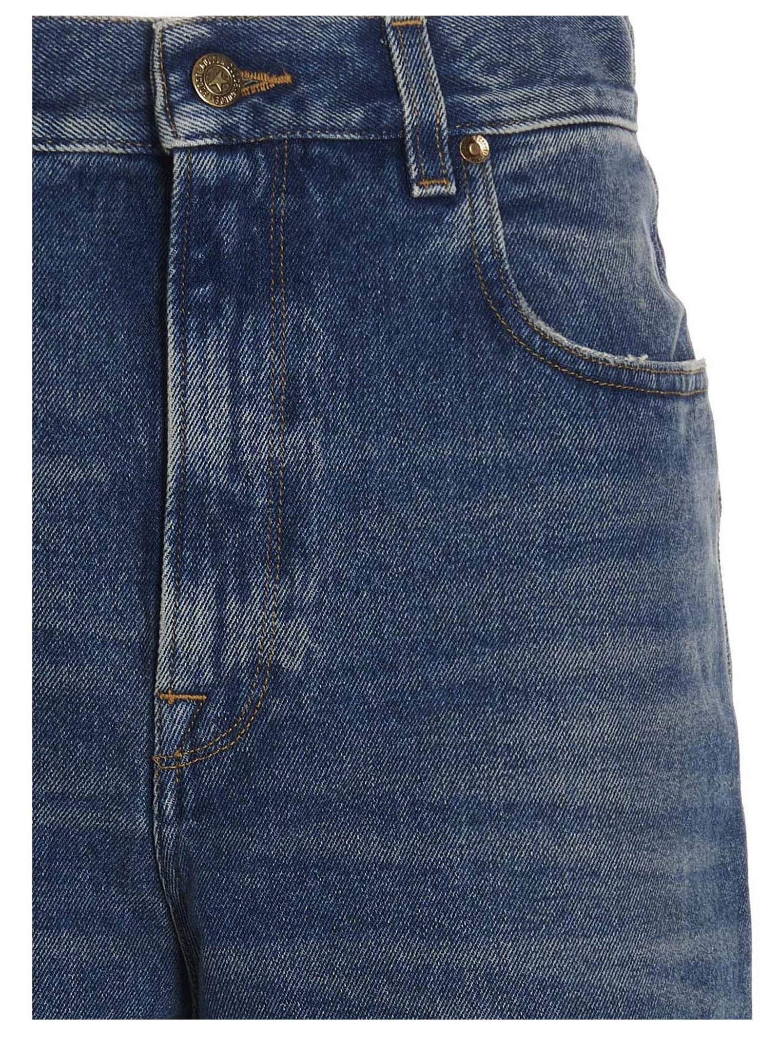 Golden Goose Deluxe Brand Kim Logo Patch Jeans