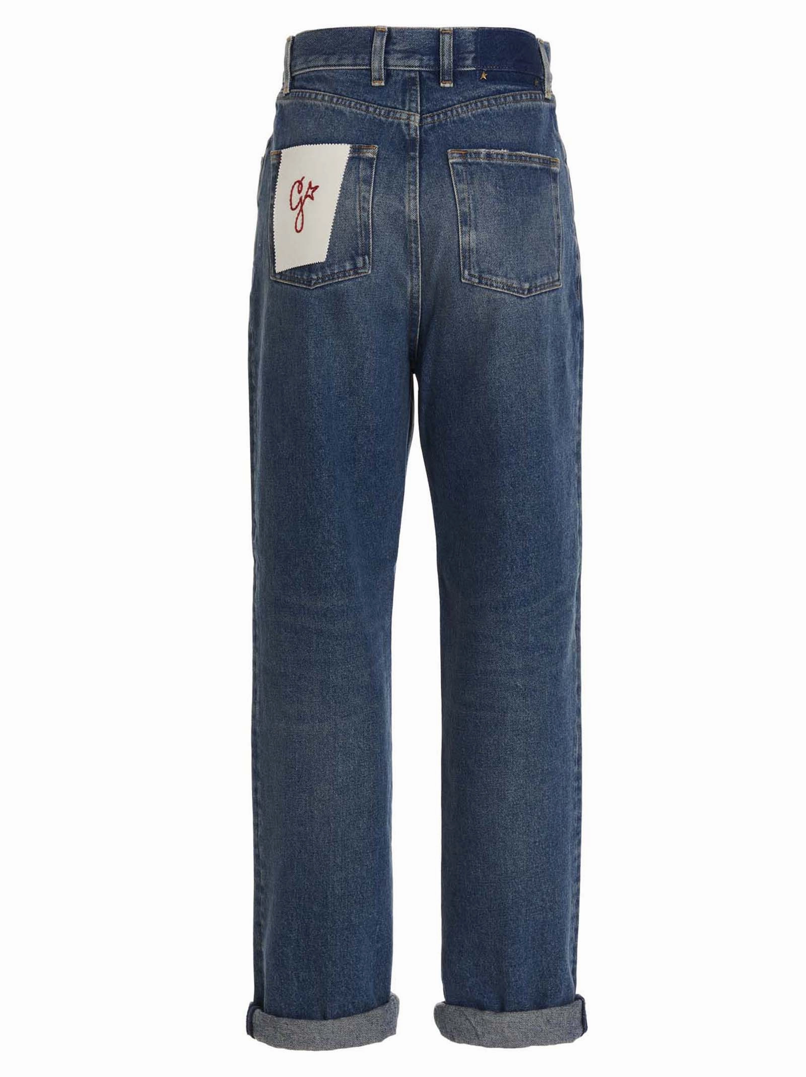 Golden Goose Deluxe Brand Kim Logo Patch Jeans